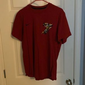 Maroon Cristiano Ronaldo Nike Shirt